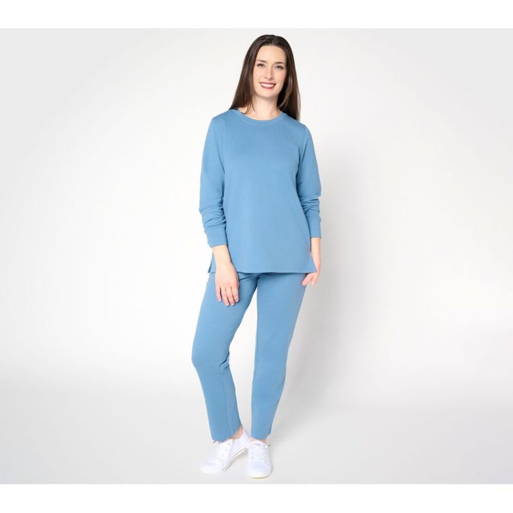 Denim & Co. Women's Set Sz L Tall Make Your Selection: EasyWear Blue A734110